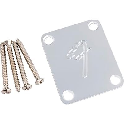 Fender F Neckplate Chrome