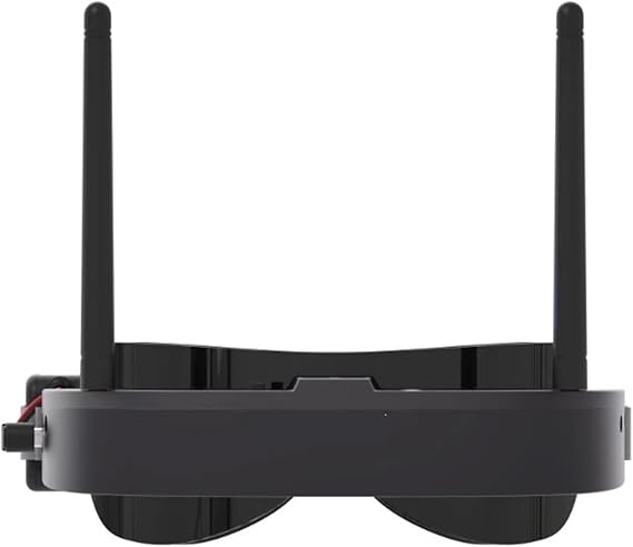 Compatible For Eachine EV100-720 * 540 FPV Goggles, 5.8G 72CH Dual Antennas With Fan For RC Drone,Replacement parts(Black)