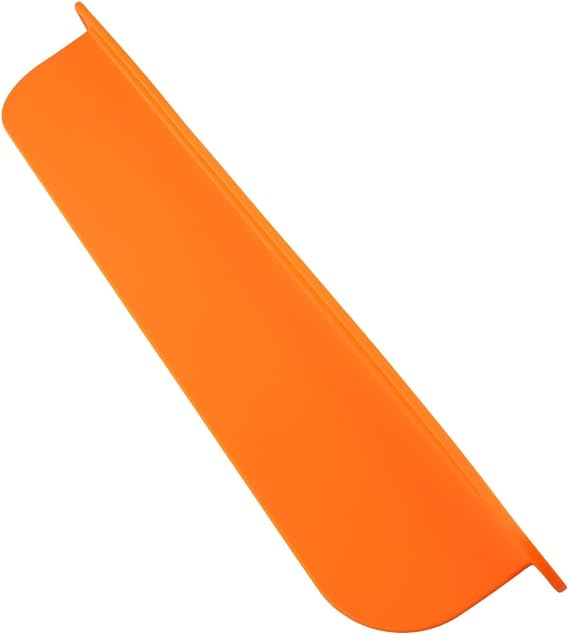 Sink for splash Guard, Silicone Backsplash Dish Washing Baffle Board Water Stopper for Kitchen Worktop Counter Prevents Water Mess(orange)