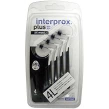 Interprox Plus Interdental Brush, 4 Pieces 4 L Black