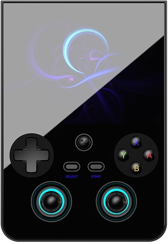 477V Handheld Game Console, 4.7 Inch, 12GB+256GB with 256G TF Card, 120Hz High Refresh Rate Gaming Device, Black (Black)