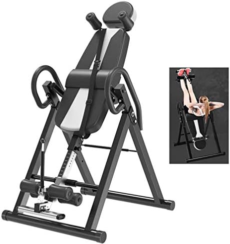 Adjustable Heavy Duty Inversion Table, Foldable Teeter Inversion Table Improves Back Pain Therapy And Posture, for Pain Relief Therapy