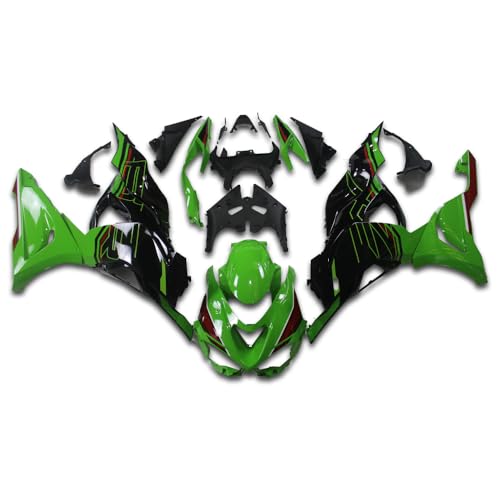 NT Green Red Black Fairing Fit for 2024 2025 ZX6R ZX-6R 636 Injection ABS Plastics Aftermarket Bodywork Bodyframe 24 25 N04