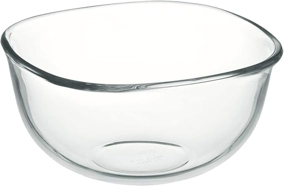 iwaki KBC331 Square Heat Resistant Glass Bowl, Outer Diameter 5.5 x 5.5 inches 14 x 14 cm, 0.7 qt 700 ml
