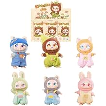 CALEMBOU Plush Doll Blind Box Whole Set, KIMMON Series Mystery Box Plush Toys, Anime Plushies Soft Stuffed Animals for Gifts(Unrepeated) (Mimon A-6pcs)