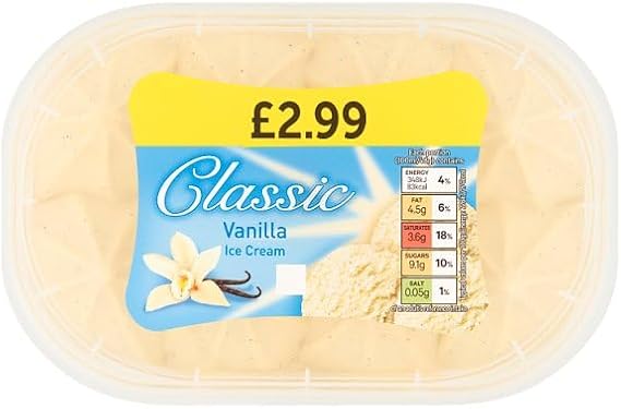 Classic Vanilla Ice Cream 900ml | Case of 1