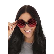 elope Fly Costume Sunglasses for Adults | Bug Insect Eyewear with Multi-Eyed Graphic Lenses | Dragonfly Firefly Accessory Standard
