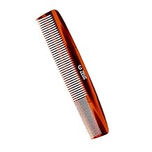 ZEUS 7.5 Large Beard & Mustache Comb, Handmade Saw-Cut Comb for Mens Grooming, Anti-Static, Ultra-Smooth Finish for Snag-Free Styling (Tortoiseshell) C12