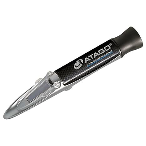 Atago 2381 MASTER-20 (Alpha) Hand-Held Refractometer, Automatic Temperature Compensation, Brix 0.0 to 20.0%