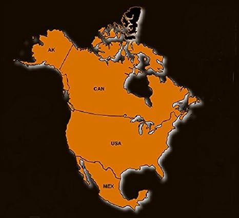 North America GPS Map for Garmin Devices