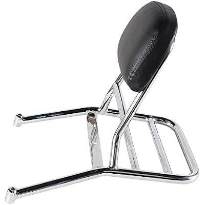 Prima Rear Rack Backrest, Chrome; Genuine Buddy