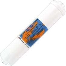 K2533 JJ 1/4" quick connect fittings. Granular activated carbon inline water filter for refrigerators, undersink, houshold applications. | Inline Water Filter, For Refrigerators, Undersink Applications, Household Use