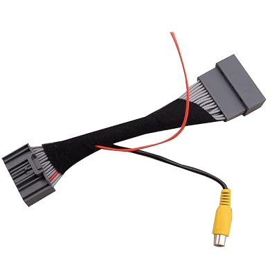 32PIN for Honda CRV Civic 2012~2016 Car Radio Stereo OEM Reverse Parking Rearview Back UP Camera Video Input RCA Adapter Converter Plug