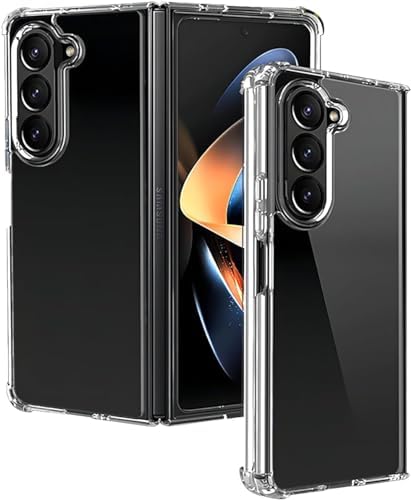 Case for Samsung Galaxy Z Fold 6 5G Acrylic  TPU Protective Cover FB Transparent No Yellowing Clear