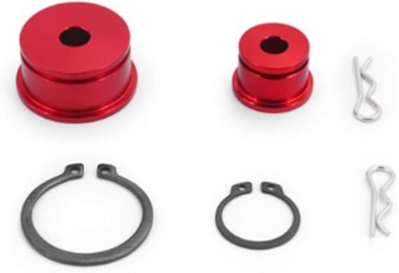 Car Modified Gear Lever Shift Lever Cable Bushing Red Shifter Cable Bushings Kit for Honda Civic SI 02 03 04 05 EP3 Rsx
