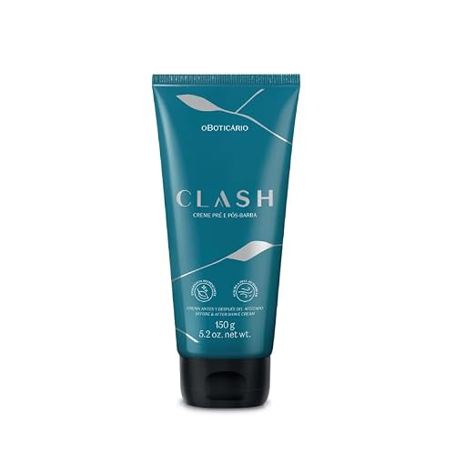 O Boticario Clash Body Lotion for Men, Bold Fougere Fresh Fragrance & Lightweight Hydration, 6.76 Ounce 200ml