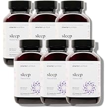 Smarter Nutrition Smarter Sleep Melatonin Dissolvable Tablets 4.5mg + Natural Clinically Proven Lactium - Sleep & Stress Support - Mint Flavor Melatonin Tablets - Non-GMO-360 Count[180-Day Supply]