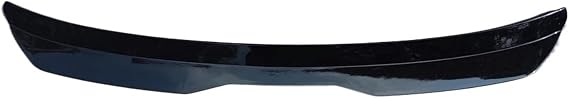 For FIAT For BRAVO MK2 ABS Plastic Rear Roof Lip Spoiler Car Tail Wing Universal Spoiler Wing HETEVSCCK(Gloss Black)