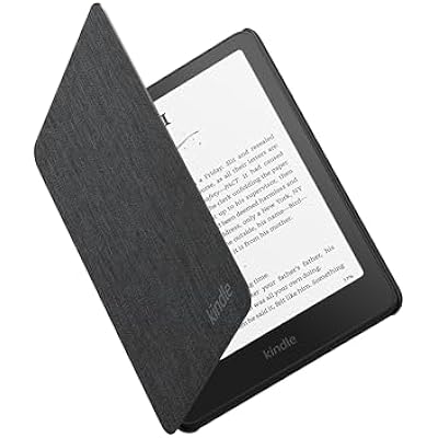 Amazon Kindle Paperwhite and Kindle Colorsoft Case, Lightweight and Water-Safe, Foldable Protective Cover - Fabric