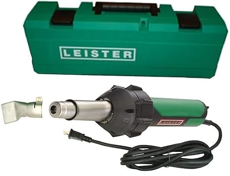 Leister Triac ST 141.228 Hand Held Plastic Welder w/ 40mm Wid Slot Nozzle 107.132