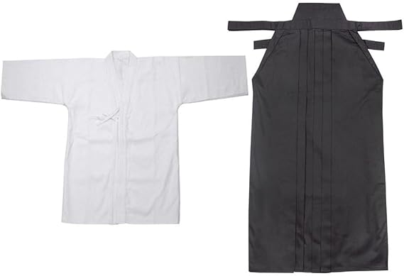 Kimono, Kendo Hakama Pants, Outerwear, Japanese Traditional Martial Arts Clothes, Sportswear, Aikido, Yaki-ken, Hakama, Uniform, Men's, Women's, 68.9 inches 175 cm