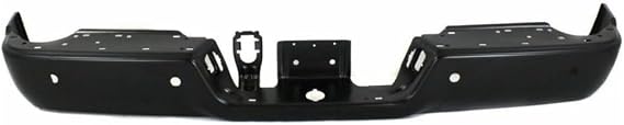 Rear Step Bumper Fits Ships Today (Matte Black, Steel) 68049864AB,CH1102368 ensures Quality and Performance Bumper Cut-Outs Park Assist Sensor Cut-Out