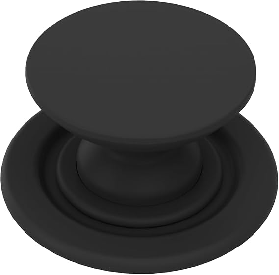GolbinBox Magnetic Phone Grip & Stand[Compatible with Magsafe], Pop-up, Expandable, Easily Removable, Reusable Round Phone Kickstand for iPhone 16/15/14/13/12, Soft Silicone Holder (Black)