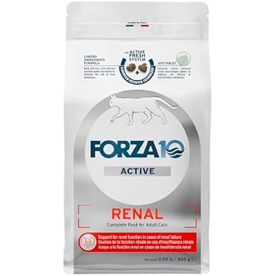 Forza10 - Cat Food, Vet-Apoorved Pet Food for Kidney Support, Non-GMO, Fish Flavor, Crafted for Adults, Made in Italy 0.88 lb