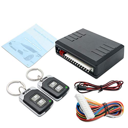 Universal Remote Control Central Locking Kit MASO Car Door Lock with Contorl Box  2 Replacement Remote Contorl
