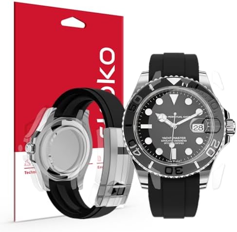 skoko [1Set Full Package Body Protective Film Compatible with Rolex Yacht Master1 42mm 226659, Detail Expert Version, Full Coverage Skin, Extra pieces for tricky areas