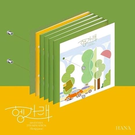 Seventeen 'Heng:garae' 7th Mini Album Hana Version CD+Book+Sticker+Lyric Paper+2p PhotoCard+1p Bookmark+Tracking Sealed