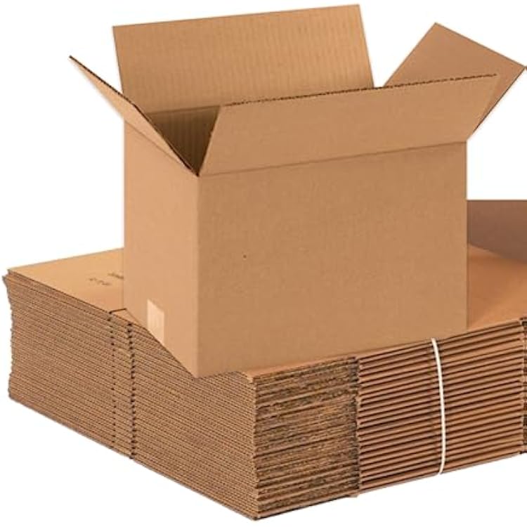 AVIDITI 12 x 8 x 8 Corrugated Cardboard Boxes, Small 12L x 8W x 8H, Pack of 25 | Shipping, Packaging, Moving, Storage Box for Home or Business, Strong Wholesale Bulk Boxes