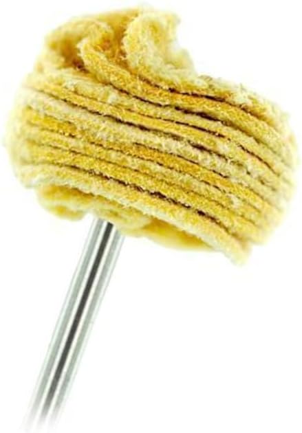 Medicool D4 chamois buffing wheel bit.