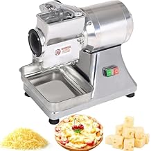 Commercial Electric Cheese Grater, Rotary Electric Grater Machine, Heavy-Duty Cheese Shredder with A Container550W
