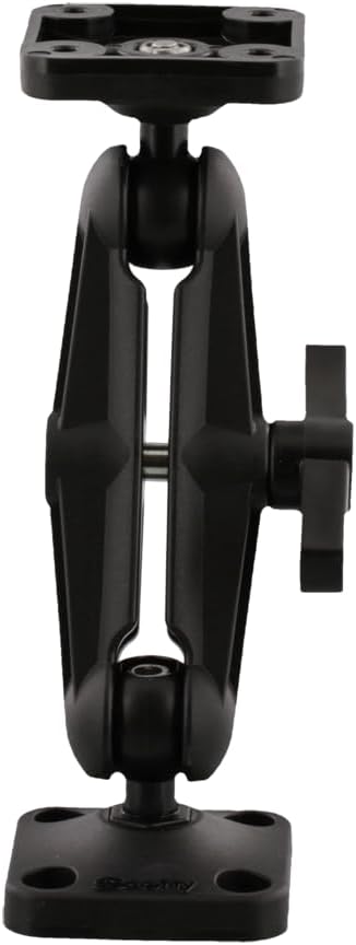Scotty 0150 Ball Mounting System with Universal Mounting Plate, Black