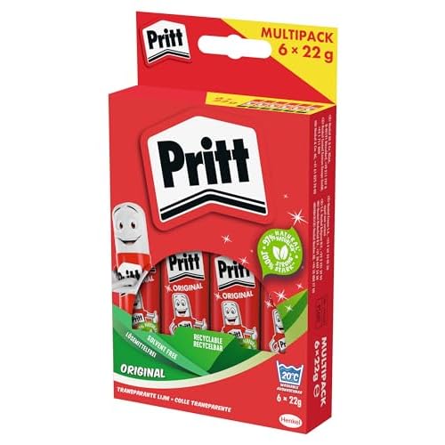 Pritt 1445028 22 g Glue Stick Pack of 6