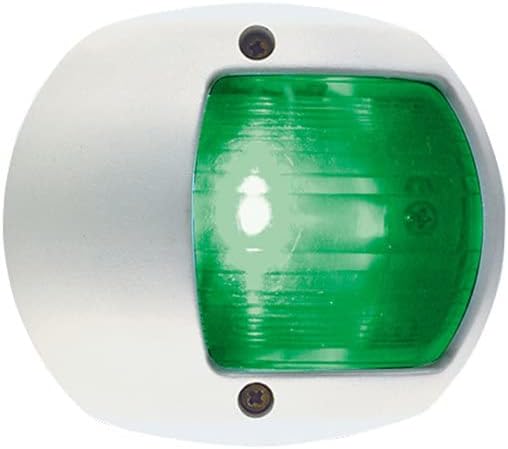 Perko 0170WSDDP1 Navigation Side Light - Green with White Polymer Base
