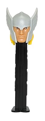 PEZ Thor Candy Dispenser - Marvel Avengers Thor PEZ Dispenser with Candy Refills | Thor Party Favors, Grab Bags