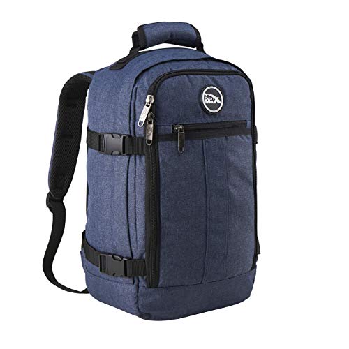 Cabin Max Metz Stowaway 20L Travel Bag 16x10x8inch 40x25x20cm - Mini BackpackWeekender Bag Ideal Underseat Carry on Luggage Atlantic Blue