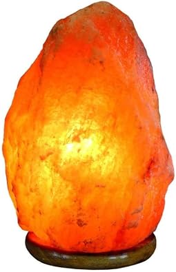 Presents Orange Rock Salt Lamp Original Crystal Himalayan Table Lamp Electric Vastu Feng Shui Home Decor Peace & Harmony Gift Approx 3.5 to 4 Kg #Aport-5690
