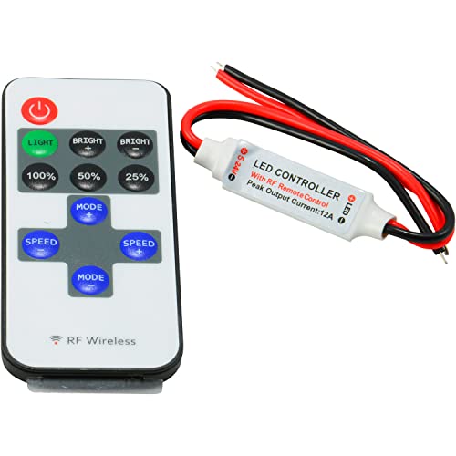 ABI Mini Controller Inline Dimmer Switch for LED Strip Lights