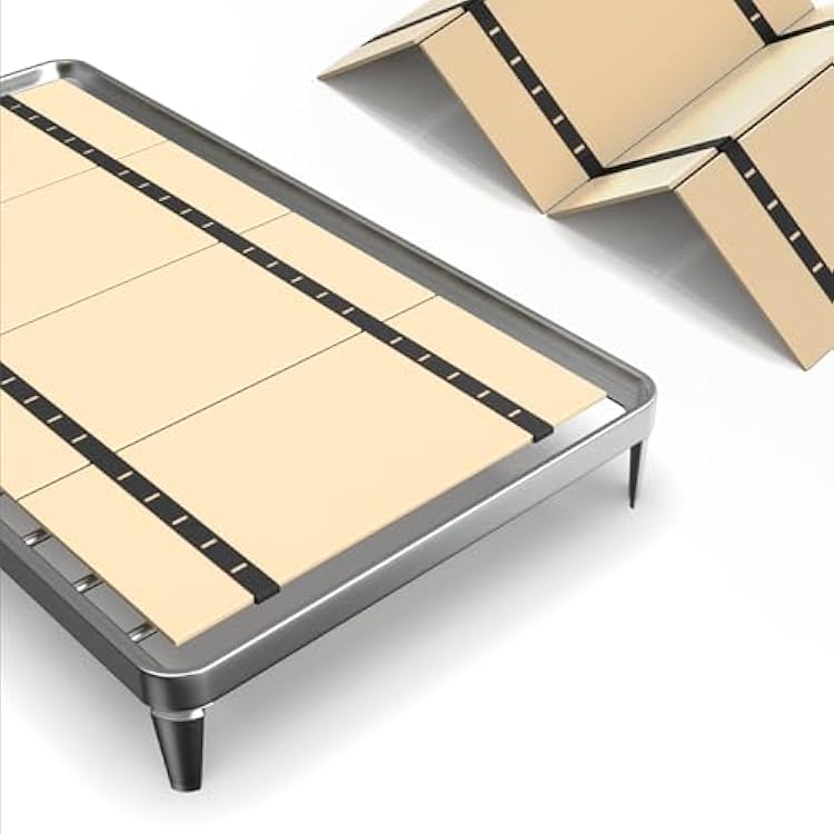 Imperius Heavy Duty Bed Panels Foldable Box Spring, Bunkie Board, Bed Support Slats,74X53