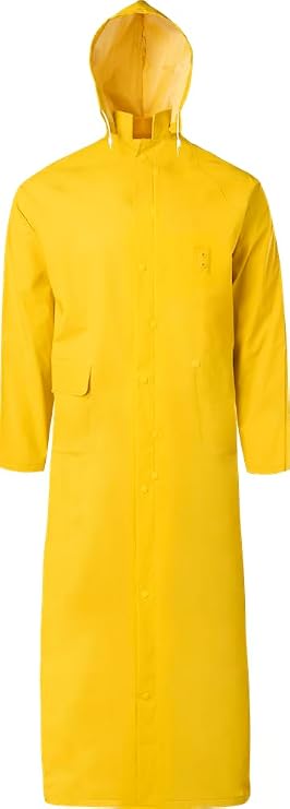 9221 Rain Jacket Riding Coat with Detachable Hood and Vented Back