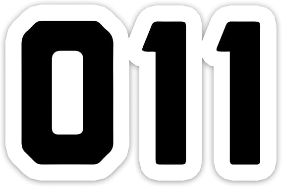 Eleven Tattoo Vinyl Sticker Auto Car Truck Wall Laptop | Sticker | 4" Wide