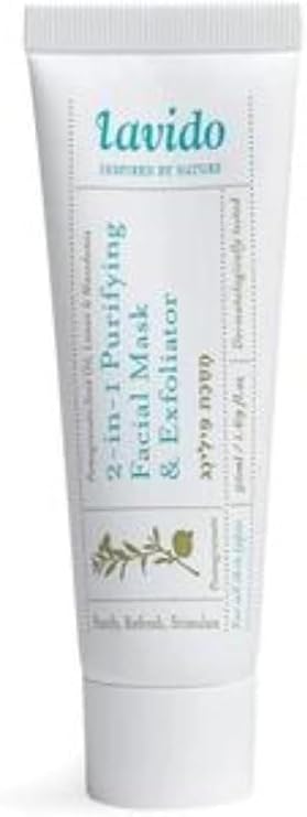 Lavido Pomegranate Seed Oil, Lemon, and Macadamia Gentle Exfoliator Cream