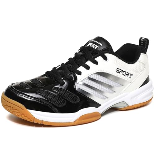 Badminton Tennis Shoes for Mens Women Pickleball Sneakers Casual Indoor Court Shoes for Racketball Table Tennis Squash Volleyball