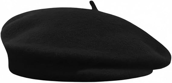 Women French Beret Hat - Winter Warm Wool Artist Beanie Cap | Classic Fashion Beret for Ladies and Girls