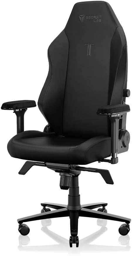 High-End Model Secretlab Titan NanoGen Black, Regular Size Secretlab Official Gaming Chair Hybrid Leather NanoFoam Composite 2-Layer Foam Cooling Foam Structure Next-Generation Flagship Model