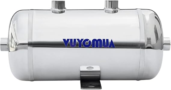 0.5 Gallon Air Tank Portable Small 304 Stainless Steel (2L-G)