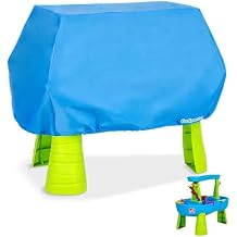 GoSports Universal Kids Water Table Cover - Anti-UV, Waterproof - Fits up to 41 x 25 x 34 Inches - Cover ONLY - Blue